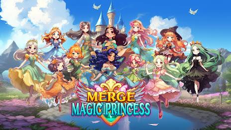 Merge Magic Princess: Tap Game スクリーンショット 1