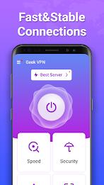 Geek VPN: Fast & Stable Proxy Скриншот 1