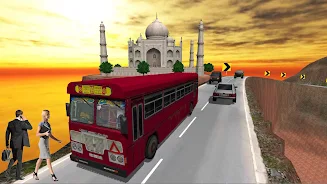 Indian Bus Driving Games Скриншот 3