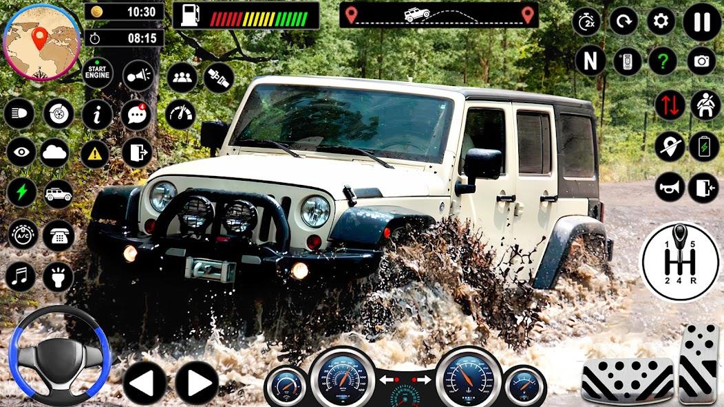 Offroad Car Driving Jeep Games Mod スクリーンショット 2