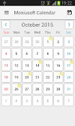 Moniusoft Calendar स्क्रीनशॉट 1