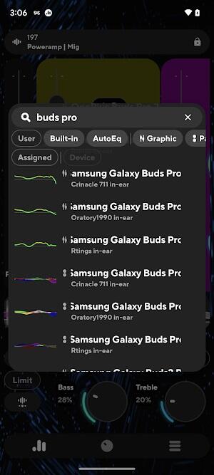 Poweramp Equalizer Captura de tela 2