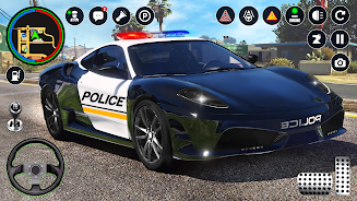 SUV Police Car Chase Thief Sim 스크린샷 1