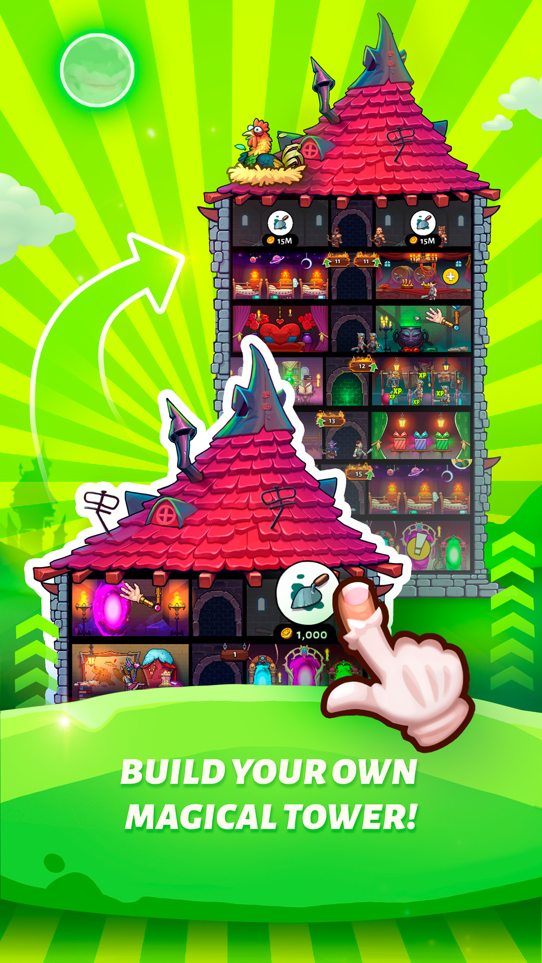 Idle Magic Tower: Heroes應用截圖第1張