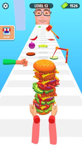 Burger Stack Run Game 스크린샷 4