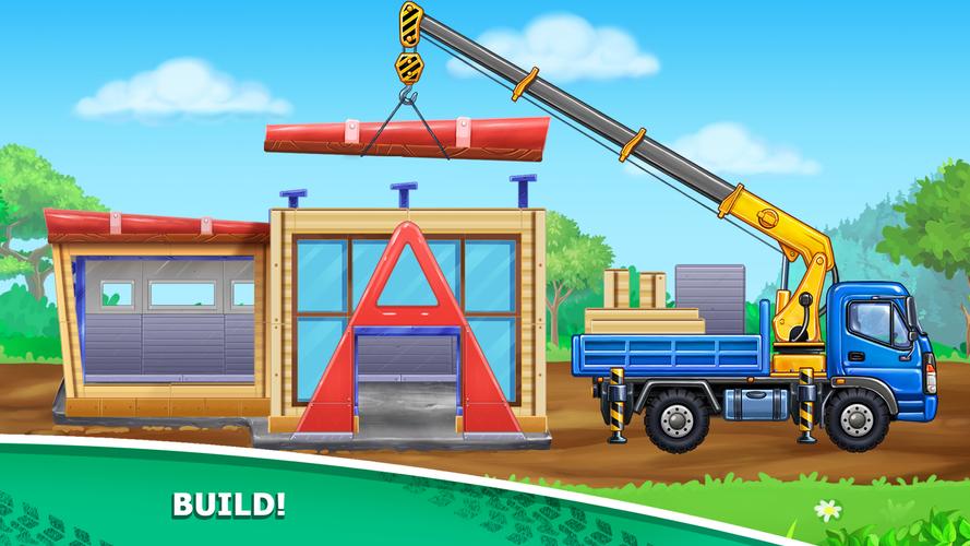 Kids truck games Build a house應用截圖第4張