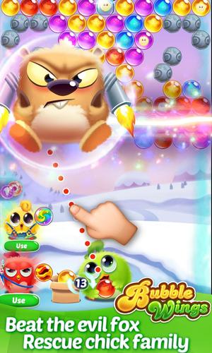 Bubble Wings: bubble shooter Screenshot 2