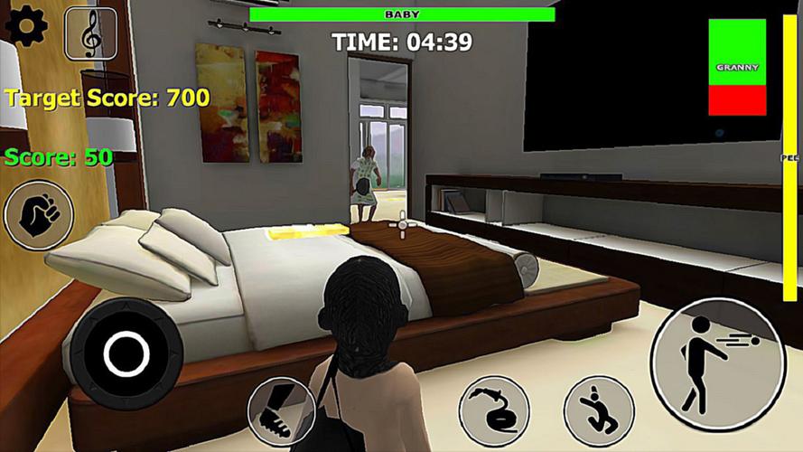 Granny Sim: Baby Granny 3D應用截圖第1張