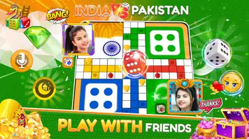 India Vs Pakistan Ludo Captura de pantalla 1