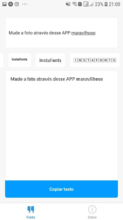 InstaFonts應用截圖第1張