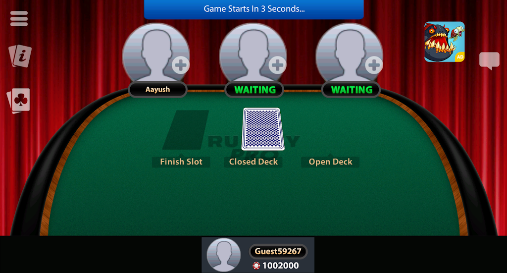 Play Indian Rummy: 13 Cards & Pool Rummy Online Captura de tela 1