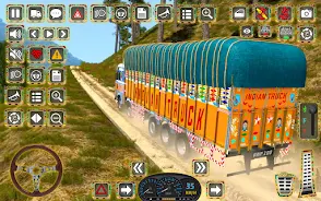 Indian Truck Offroad Cargo 3D Capture d’écran 1