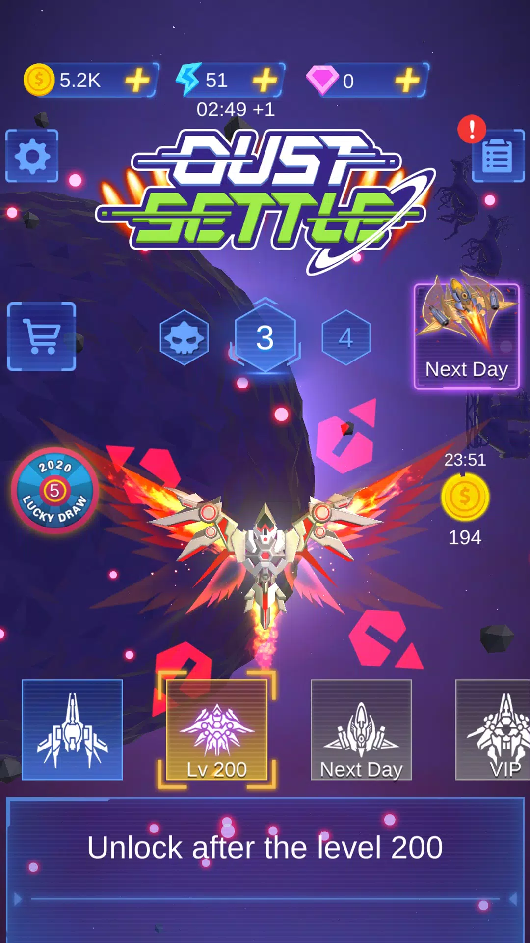 Dust Settle 3D - Galaxy Attack应用截图第1张