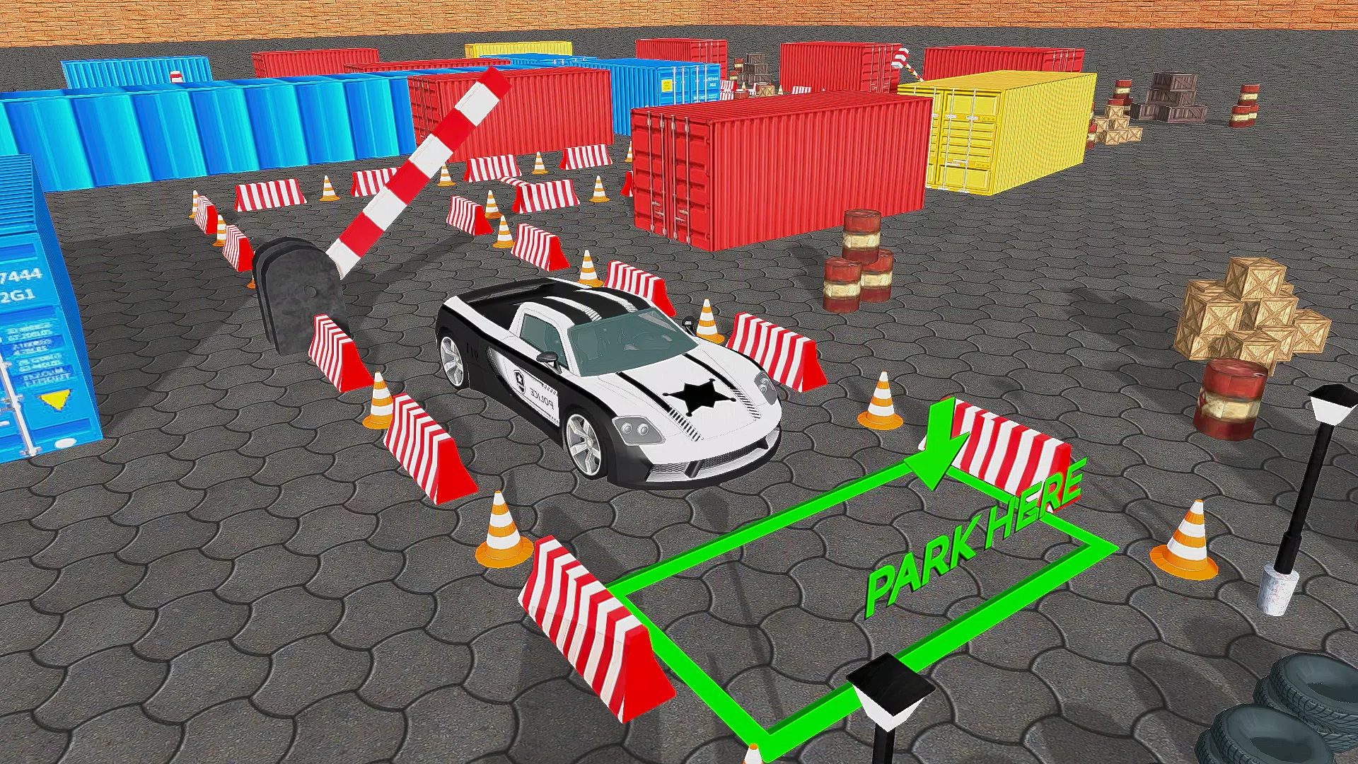 Police Car Parking Car Game 3D स्क्रीनशॉट 1