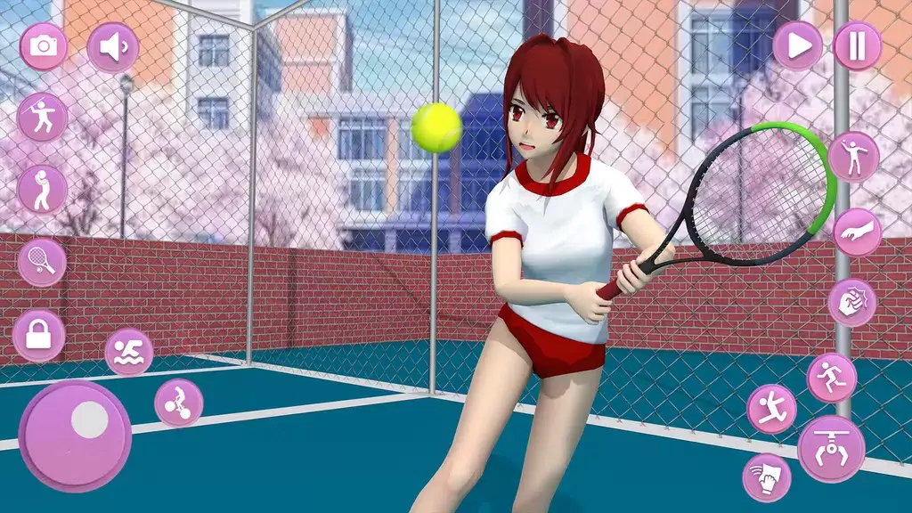 Anime School Girl Simulator 3D Capture d’écran 2