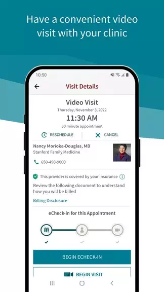 Stanford Health Care MyHealth Capture d’écran 2