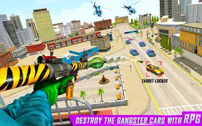 Traffic Car Shooting Games Скриншот 1