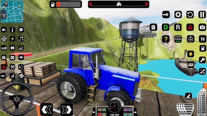 Tractor Trolly Driving Games Captura de pantalla 2