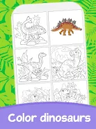 Cute Dinosaur Coloring Pagеs Screenshot 4