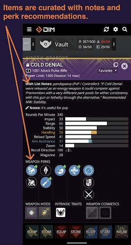 Destiny Item Manager Capture d'écran 1