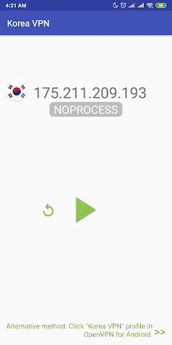 Korea VPN - Plugin for OpenVPN Скриншот 3