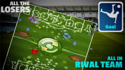 Soccer bounce - Free Screenshot 1