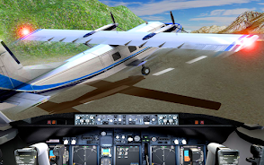 Aero Flight Landing Simulator Captura de tela 4