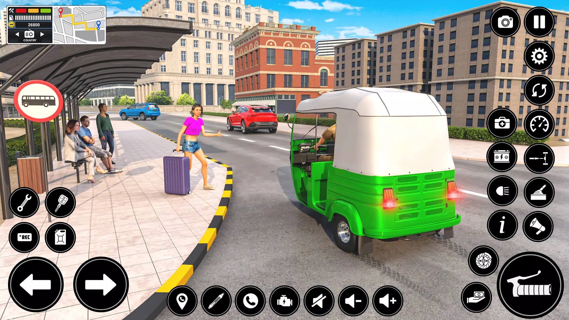 Auto Tuk Tuk Rickshaw Game应用截图第1张