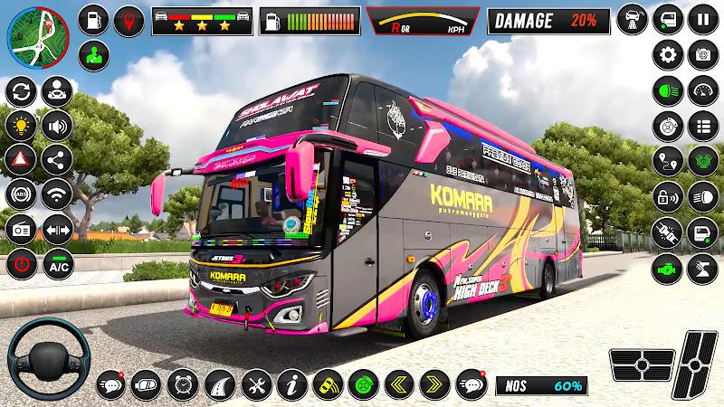 Luxury Coach Bus Driving Game स्क्रीनशॉट 1