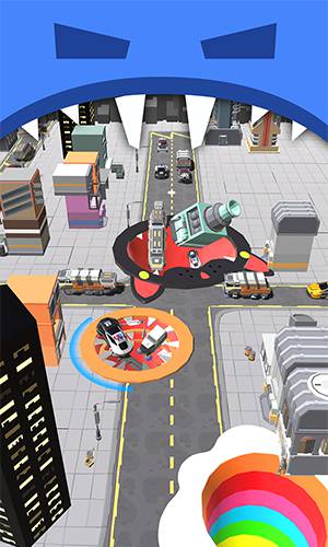 City Hole Io: Robot Attack スクリーンショット 1