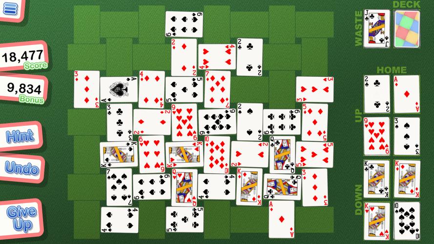 Crystal Crazy Quilt Solitaire Capture d’écran 1