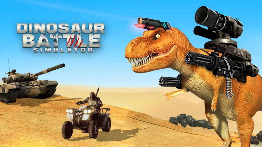 Dinosaur Battle Simulator Captura de pantalla 1