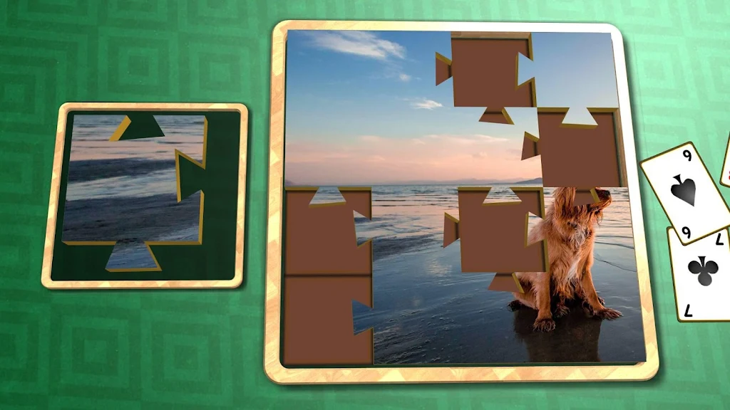 Jigsaw Solitaire - Dogs Capture d’écran 2