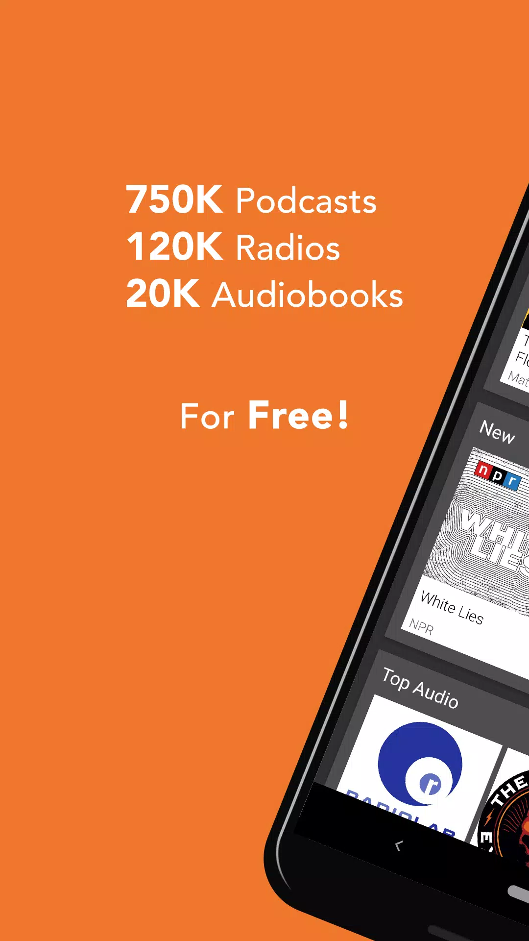 播客发烧友 - Podcast & Radio Addict应用截图第1张