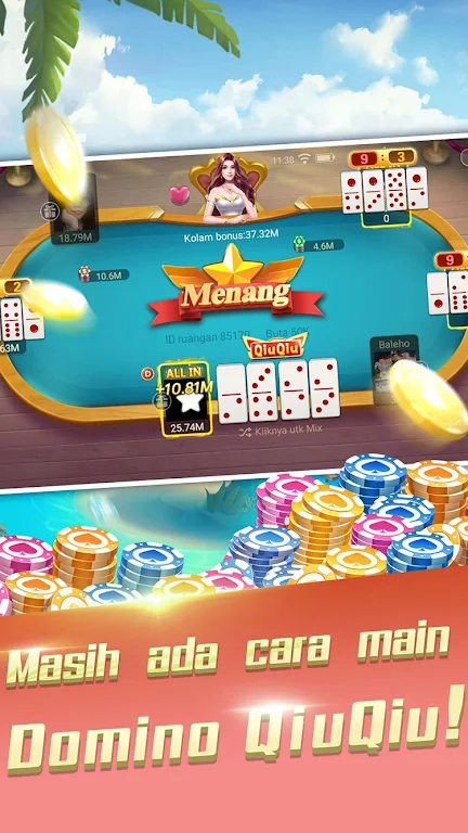 Domino Gaple: QQ 99 dan Texas Lokal Indo スクリーンショット 3