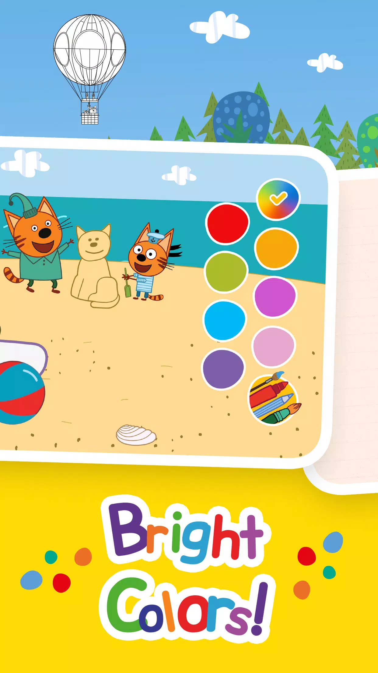 Kid-E-Cats: Draw & Color Games 스크린샷 3