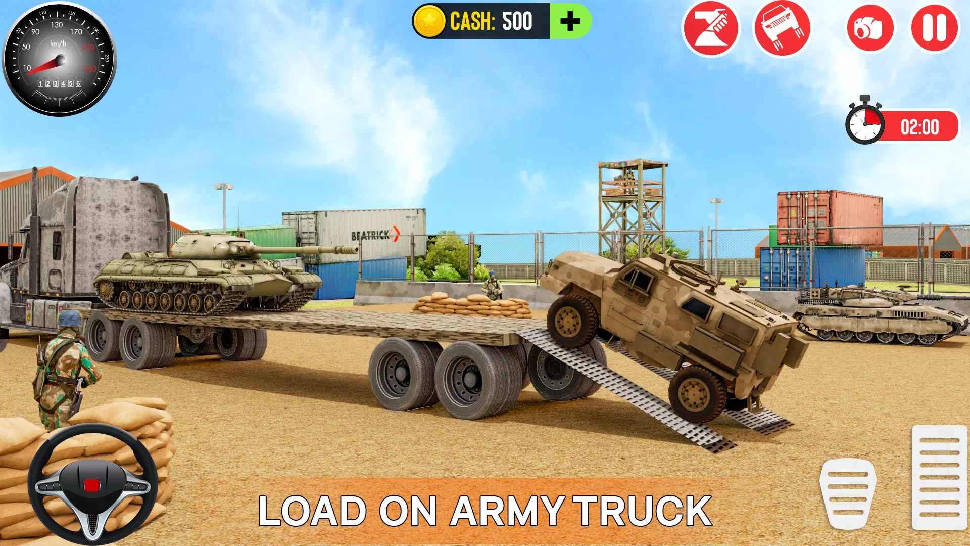 Army Car Games Truck Driving Скриншот 3