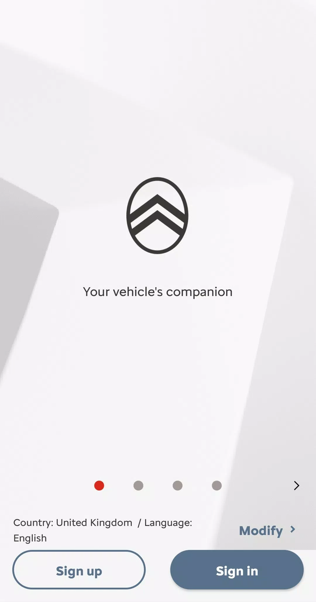 MyCitroën Screenshot 1