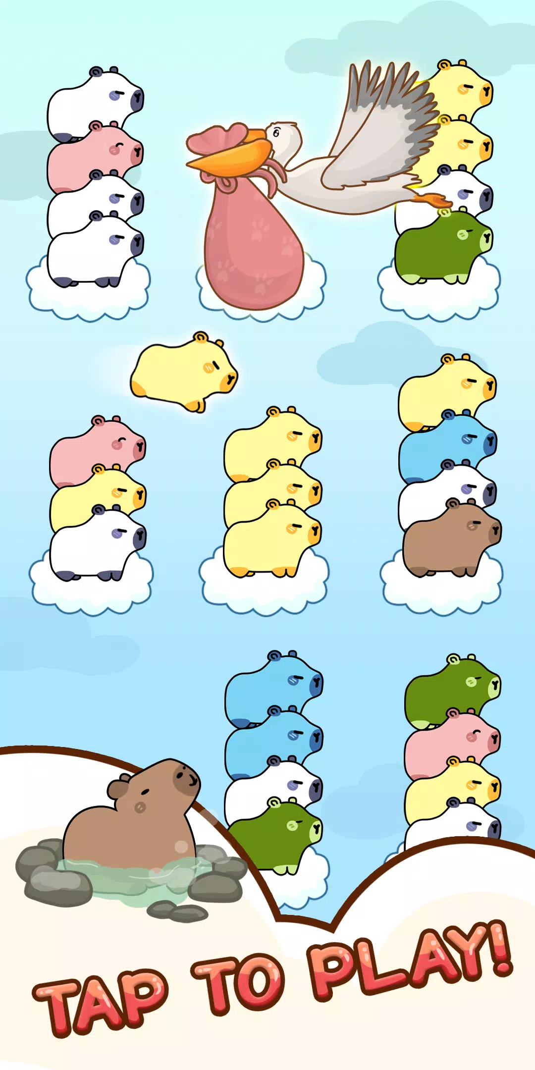 Capybara Sort应用截图第1张