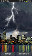 Thunderstorm Chicago - LWP Скриншот 4