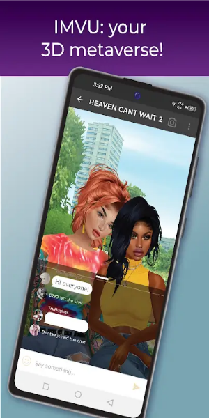 IMVU: Chat social e app Avatar Captura de tela 1