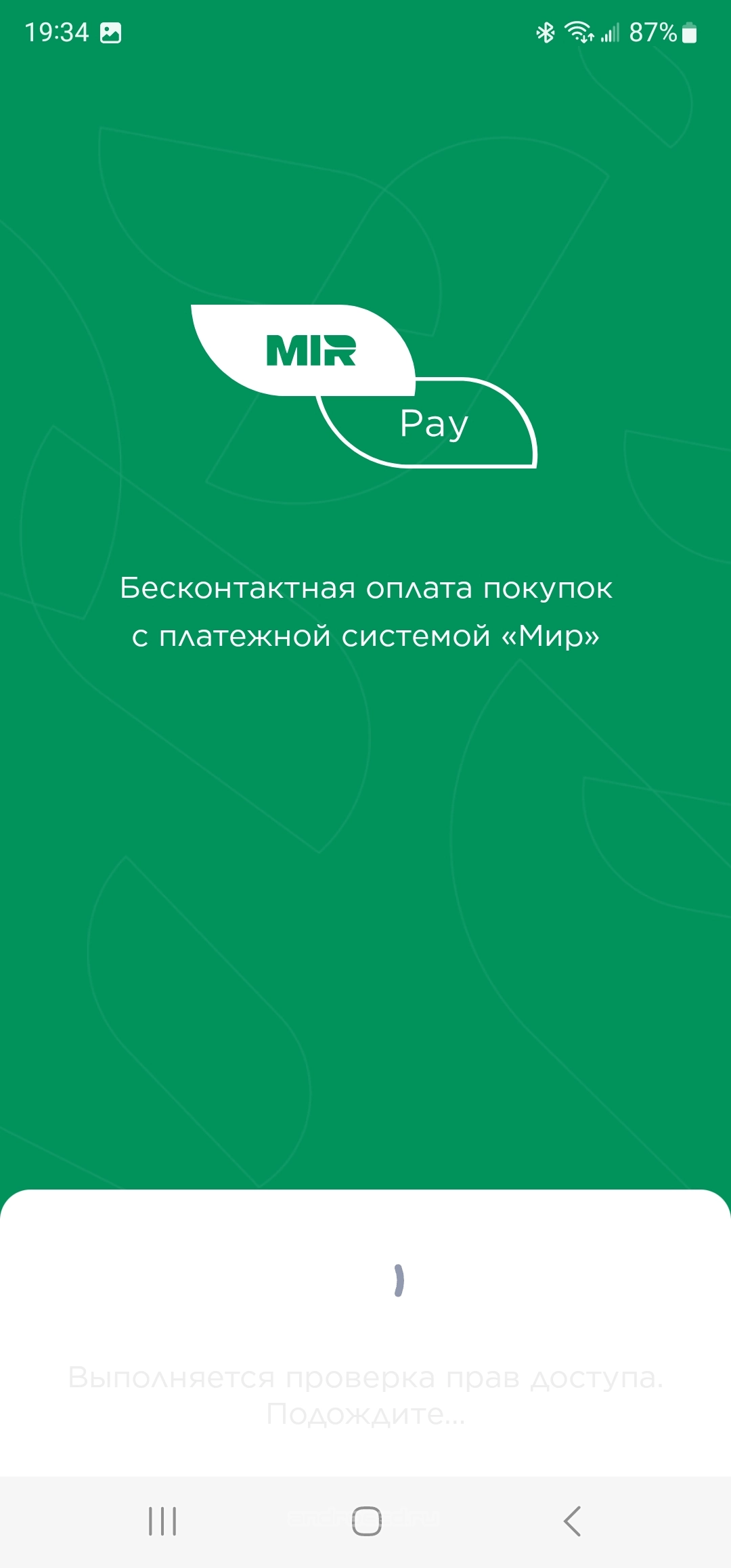 Mir Pay Screenshot 1