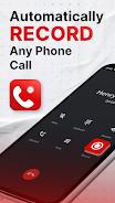 Auto Call recorder App 스크린샷 1