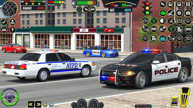 US Police Car Parking - King Capture d'écran 3