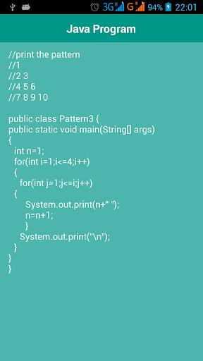 Java Program Captura de tela 2