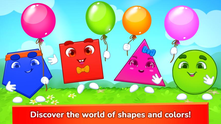 Learning shapes & colors games Screenshot 1
