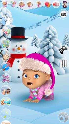 Talking Baby Babsy Winter Fun應用截圖第3張