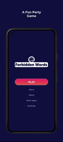 Forbidden Words - Party game स्क्रीनशॉट 1