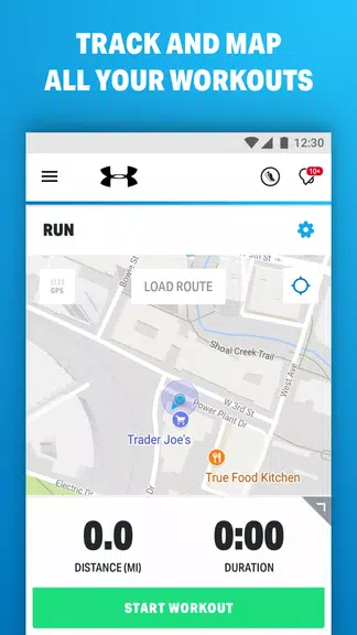 Map My Run by Under Armour स्क्रीनशॉट 1