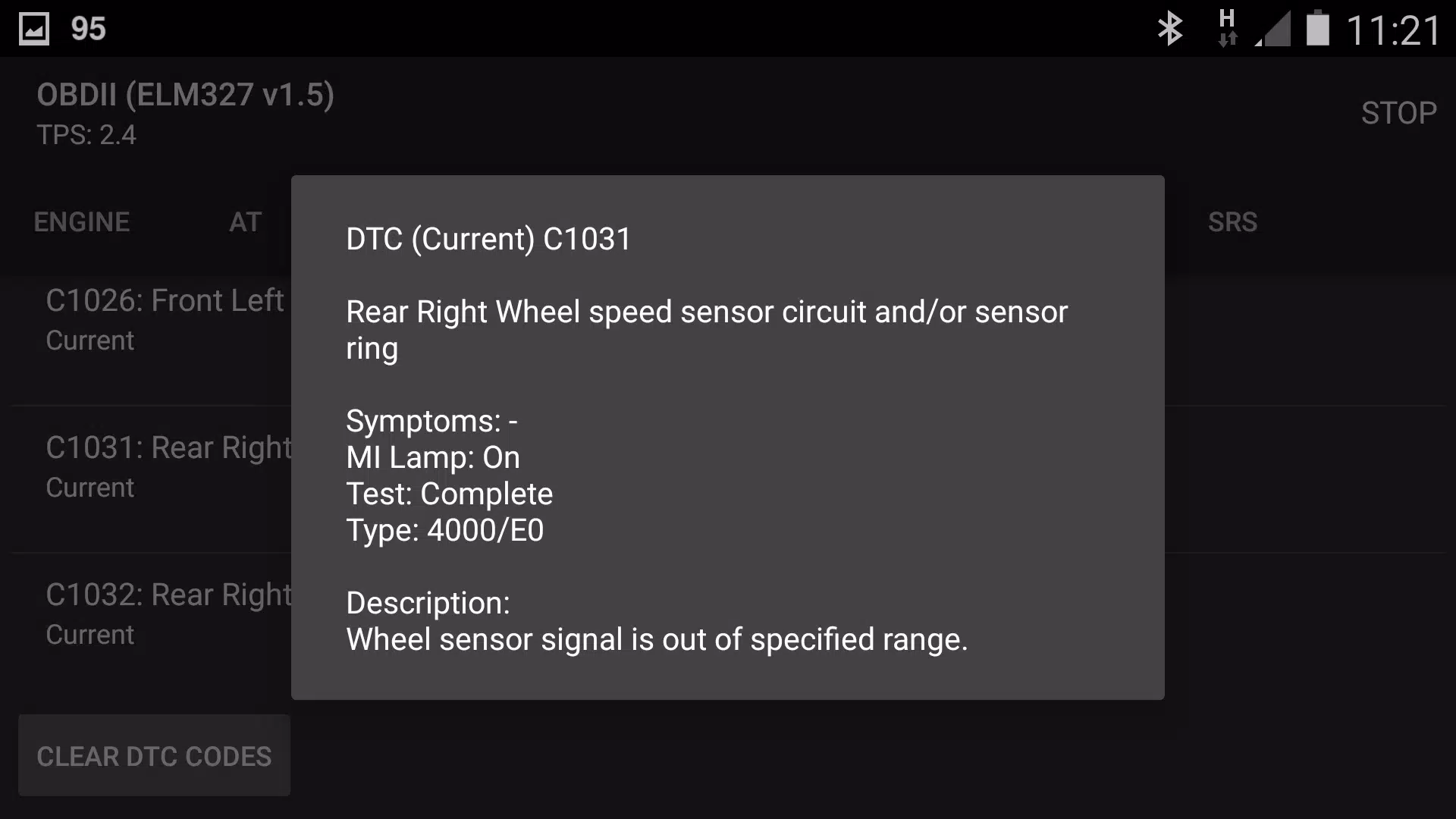 SZ Viewer: read DTC for Suzuki Captura de pantalla 4